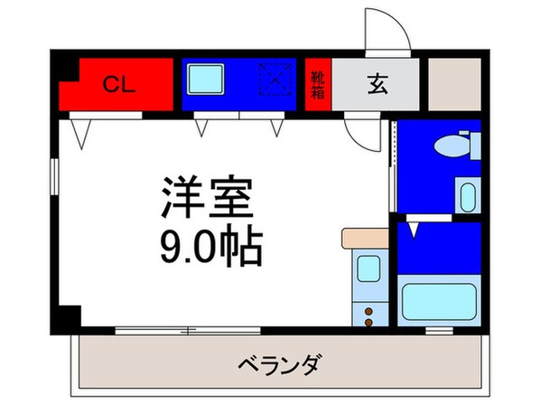 ＯＭ玉造Ⅱの物件間取画像